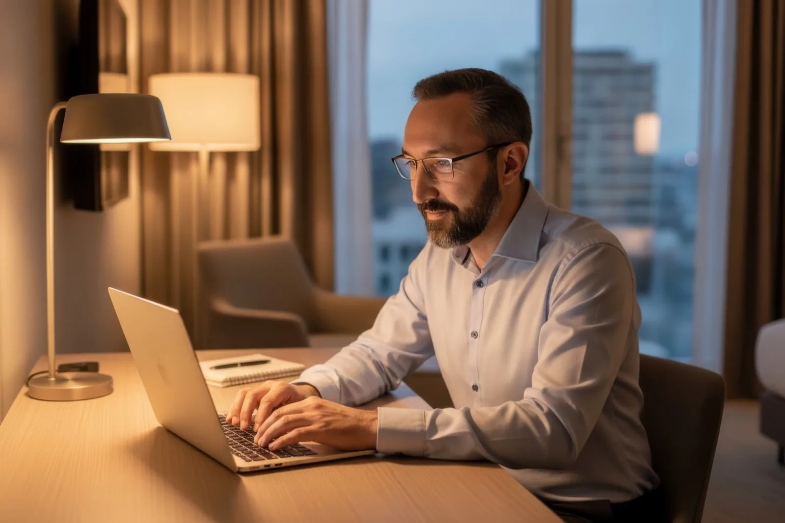 Tim Rosen, Gründer von NovaData, bei der Arbeit